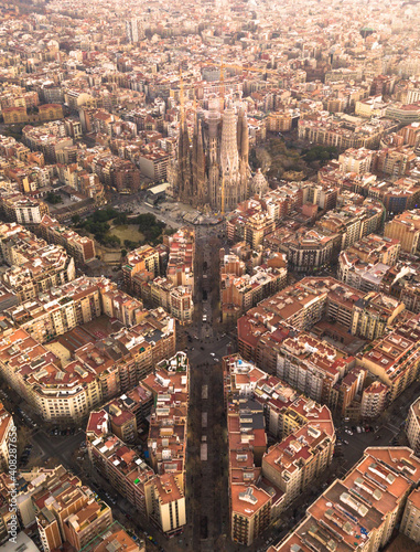 Sagrada Familia from the air