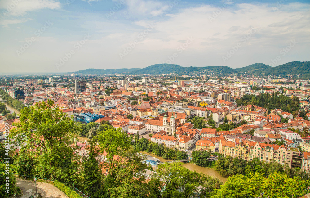 Graz Altstadt Panorama