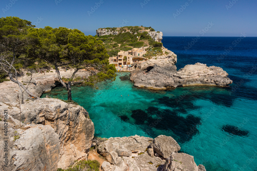 Cala s'Almunia, Santanyi, Mallorca, balearic islands, spain, europe