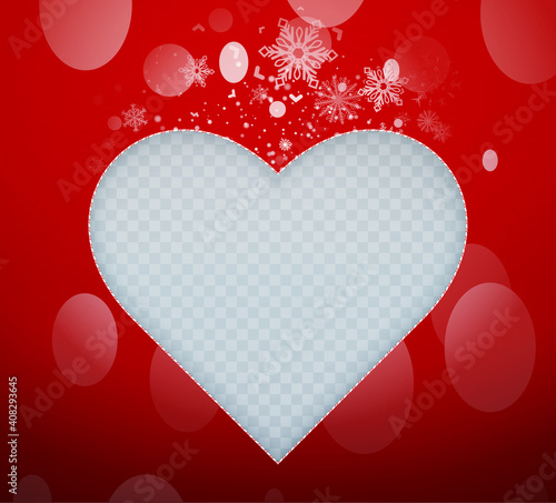 Red hearts on the festive background. Heart vectors. 3D vector. Different icon. Shadows and flares. A lot of cute images. 