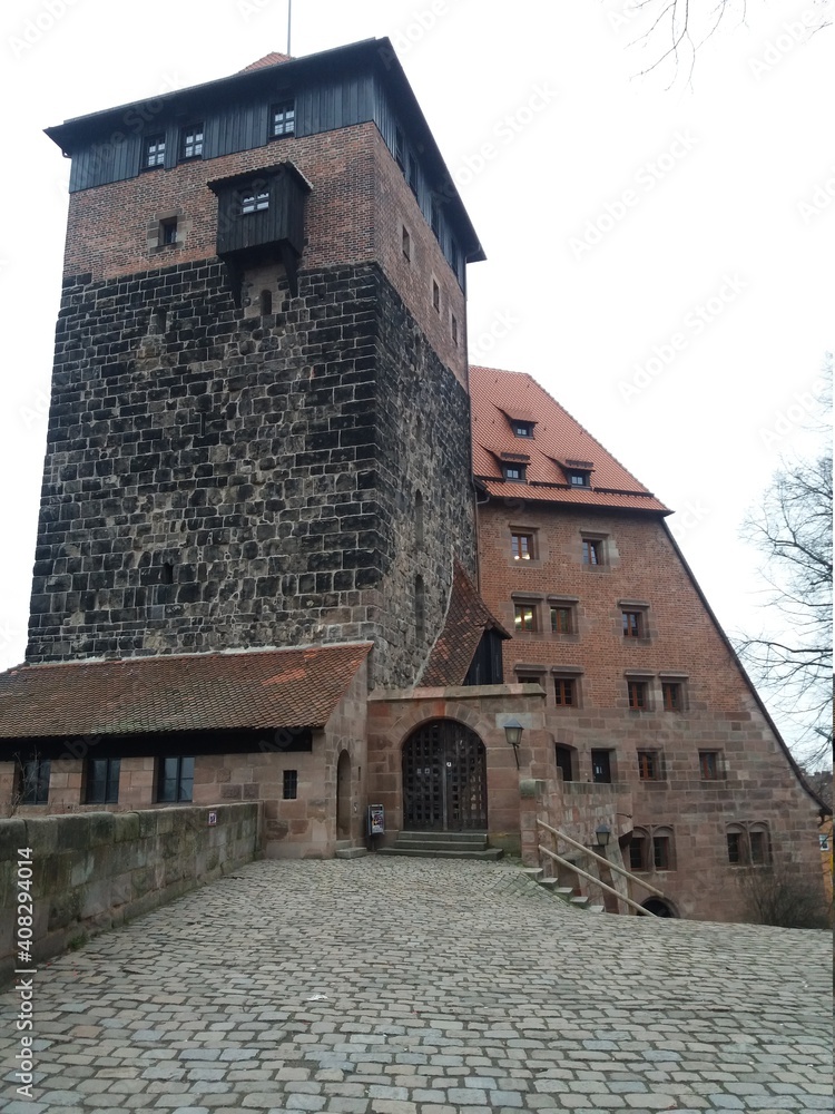 Fototapeta premium old castle tower