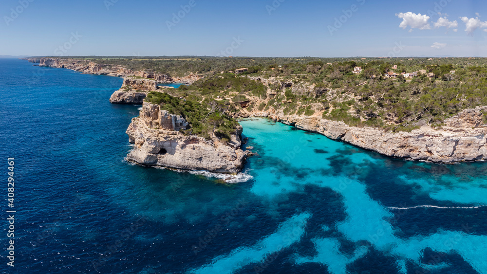 Calo des Moro, .Santanyi, Mallorca, Balearic Islands, Spain