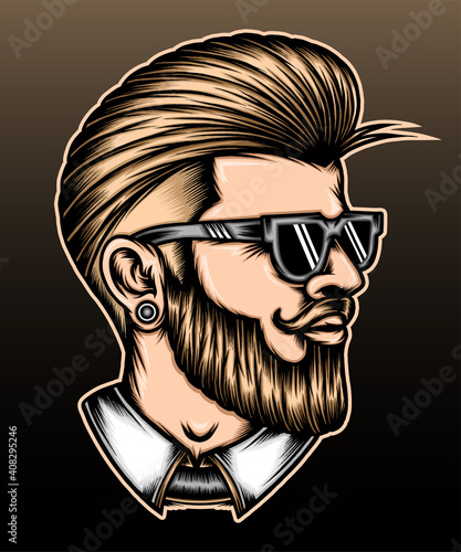 Cool men hairstyle