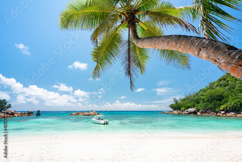 Petite Anse Kerlan, Praslin, Seychelles photo