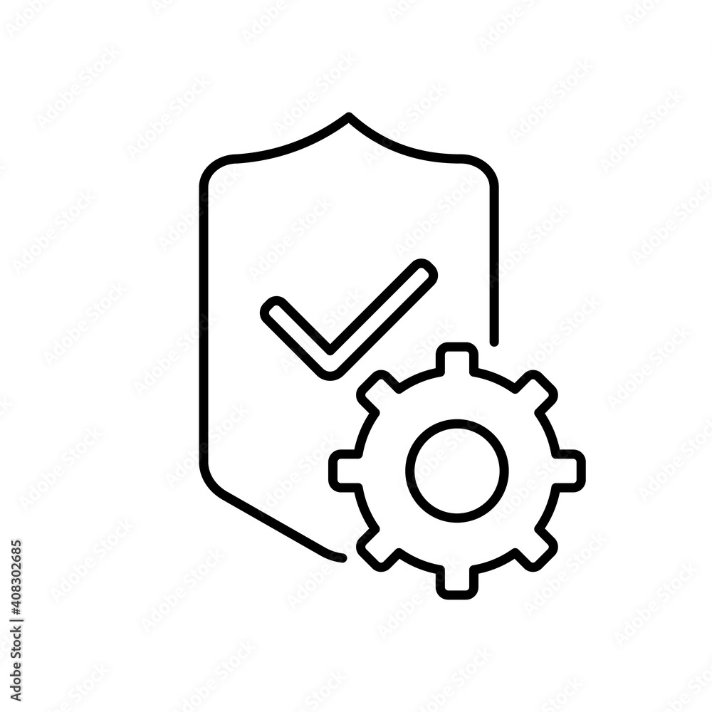 Warranty of service icon isolated on white background. Guaranty and protection vector icon. Warranty of service icon isolated on white background. Guaranty and protection vector icon.