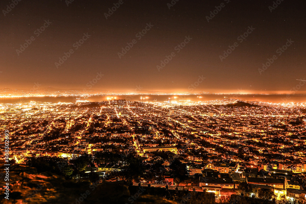 San Francisco Panorama bei Nacht
