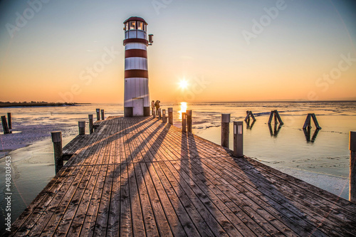 Podersdorf Österreich Leuchtturm