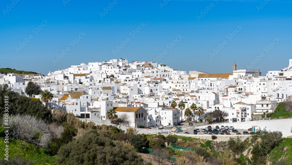 the historic whitewashed Andalusian village of Vejer de la Frontera