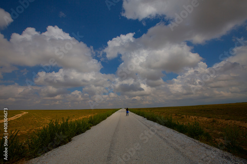 Corlu roads and fields / Turkey photo