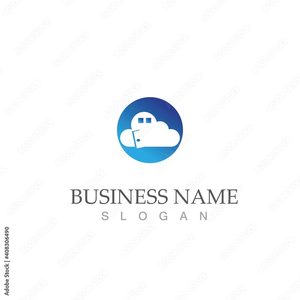 Cloud template vector Cloud template vector