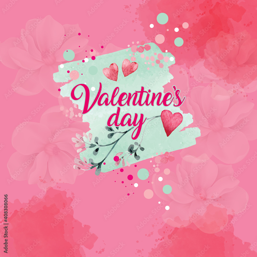 Beautiful wallpapers with romantic heart elements. Happy Valentine’s day. Celebration of love and happiness. Enjoy your love and send lovely message with romantic background