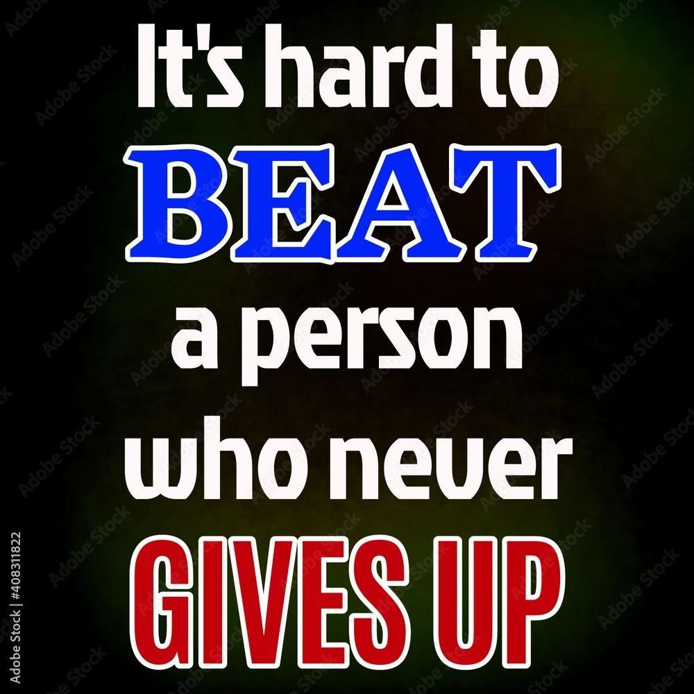 Obraz premium Hard work and motivational quotes