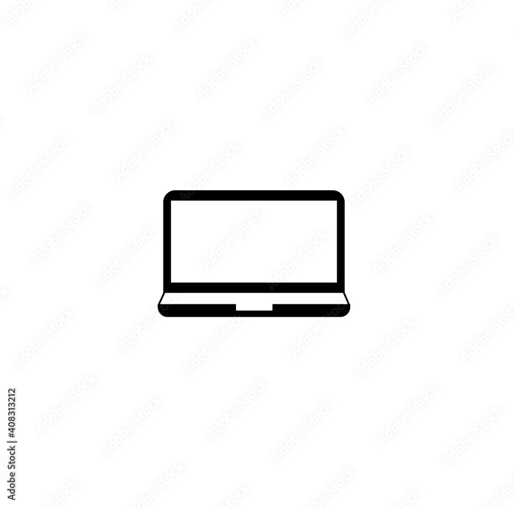 Laptop Icon in trendy flat style isolated on grey background. Computer symbol for your web site design, logo, app, UI. Vector illustration, EPS10. Laptop Icon in trendy flat style isolated on grey background. Computer symbol for your web site design, logo, app, UI. Vector illustration, EPS10.