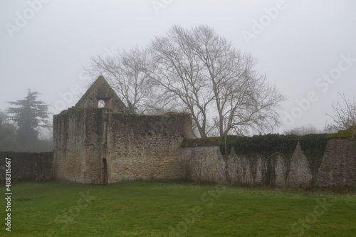 old stone house