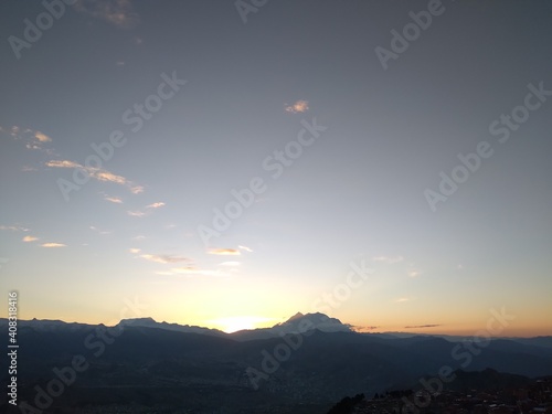 sunset in the mountains © Jorge
