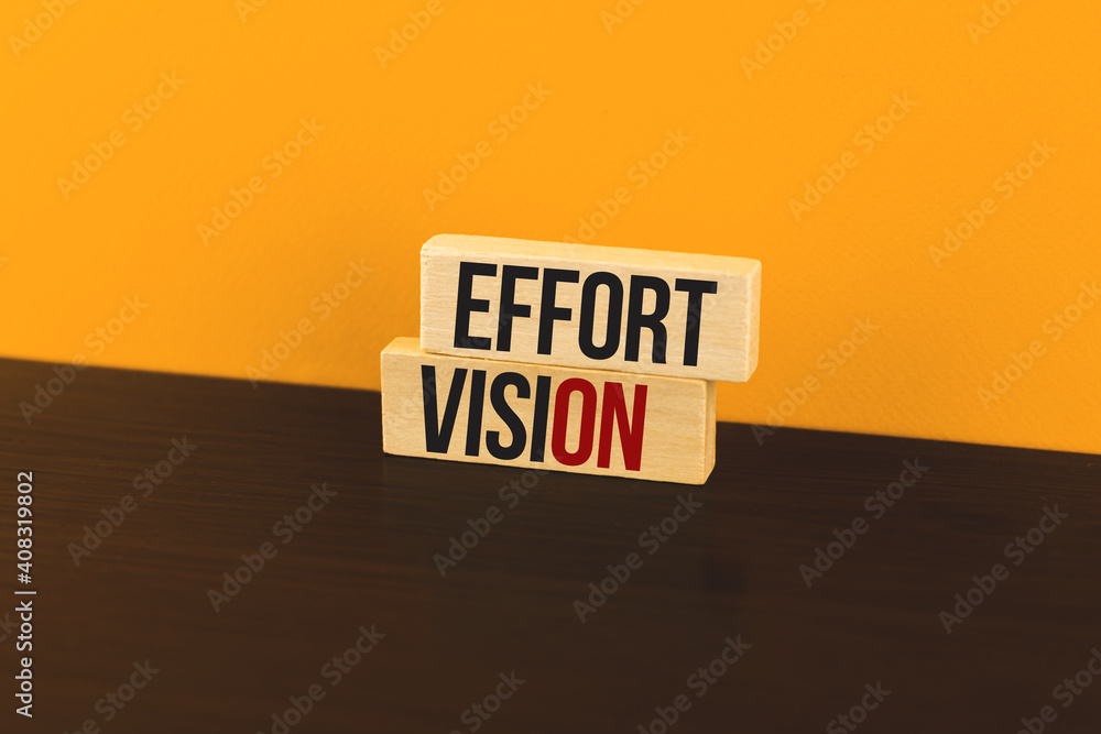 Naklejka premium Business and freelance conceptual photo, effort and vision banner for worker