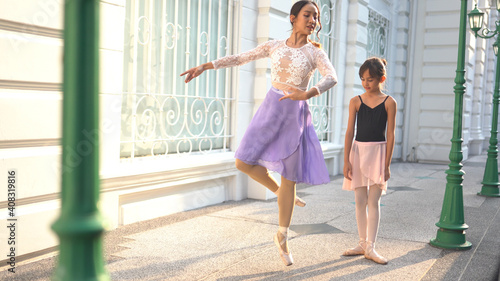 Ballet Dancer Training School © witthaya