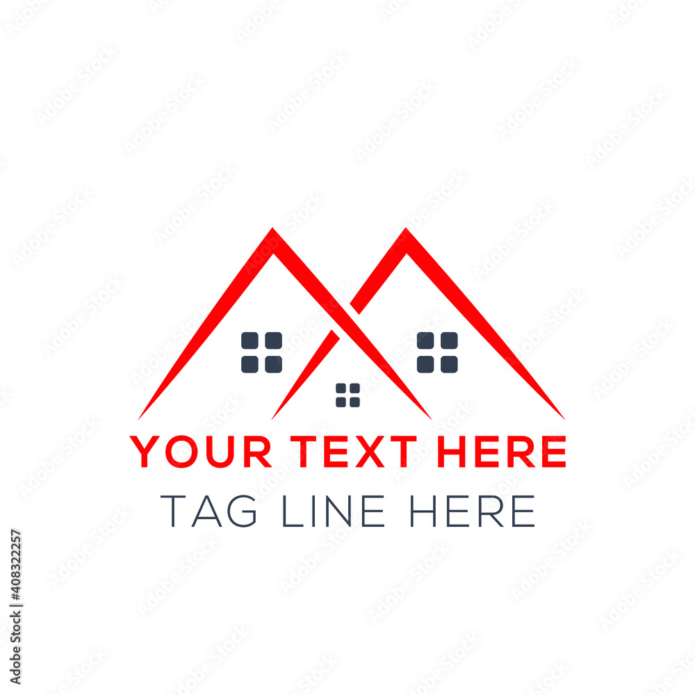 Real estate logo vector icon symbol sign template design Real estate logo vector icon symbol sign template design