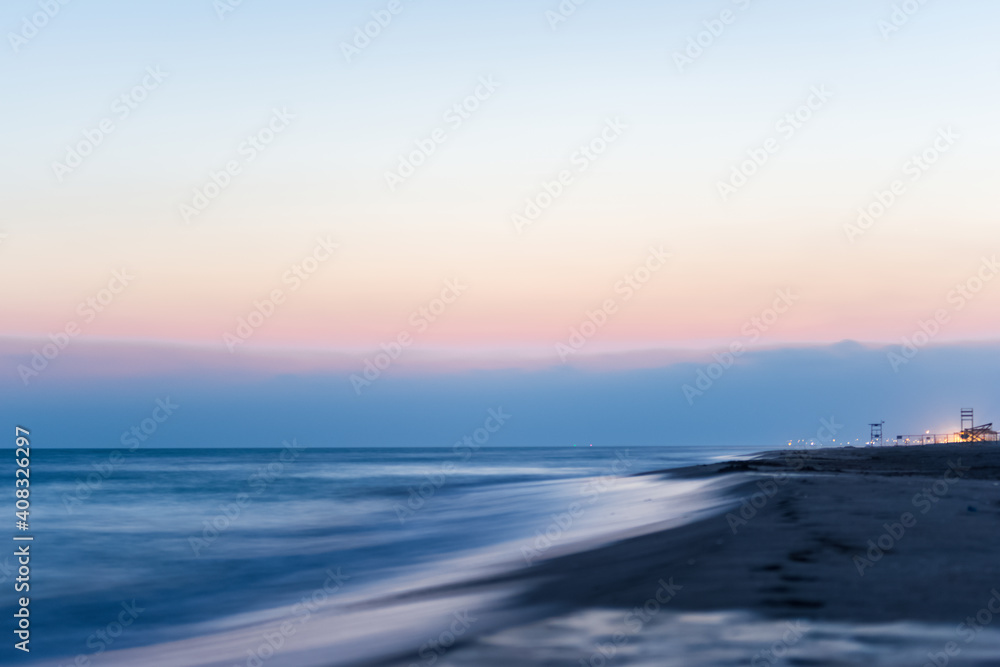 Obraz premium sunset over the sea