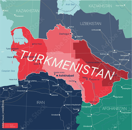 Turkmenistan country detail...