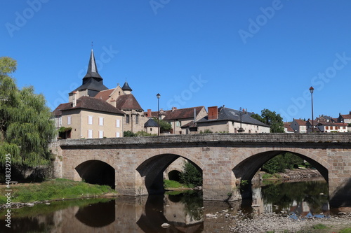Nouvelle-Aquitaine - Limousin - Creuse - La Celle-Dunoise - Le pont sur la Creuse