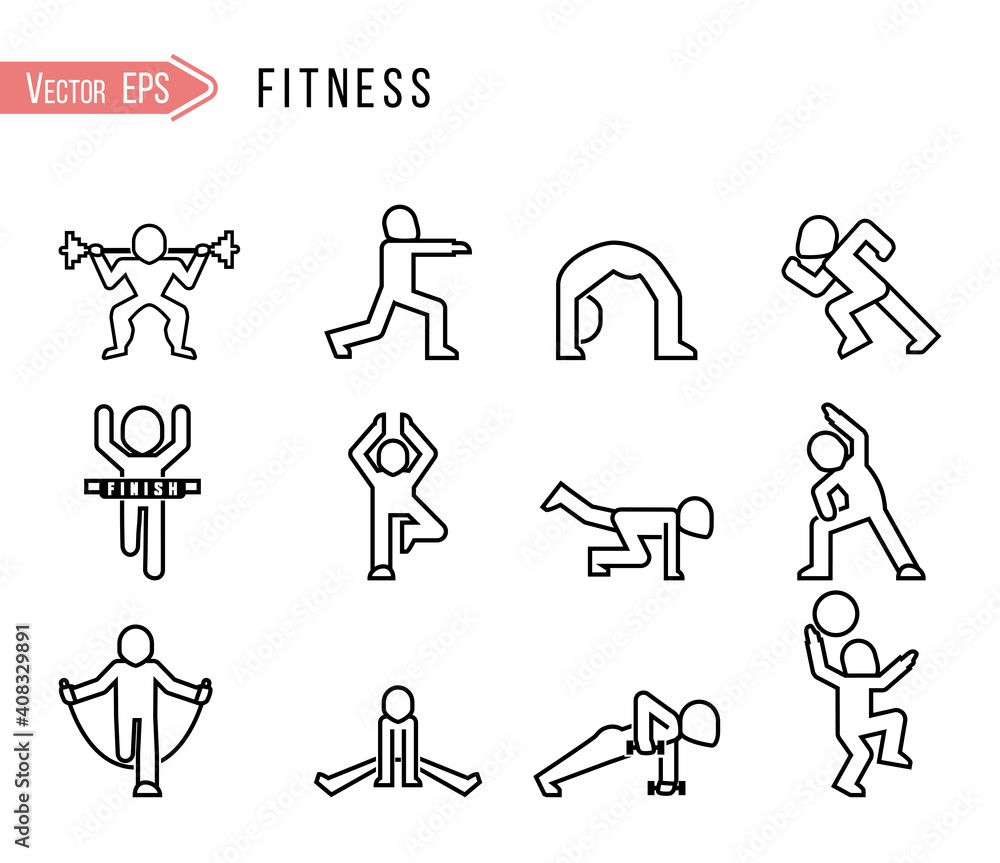 fitnes icon sets fit for sport shop, fietnes shop, pattern, background, etc. editable stroke fitnes icon sets fit for sport shop, fietnes shop, pattern, background, etc. editable stroke