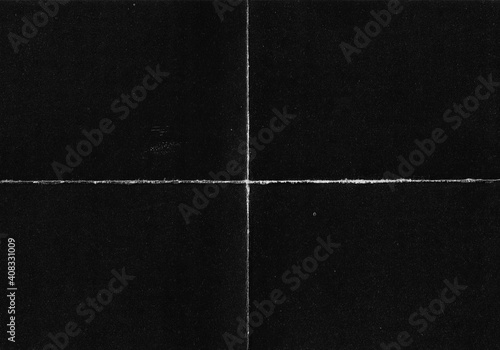Billede på lærred Old Black Empty Ripped Folded Torn Cardboard Paper Poster