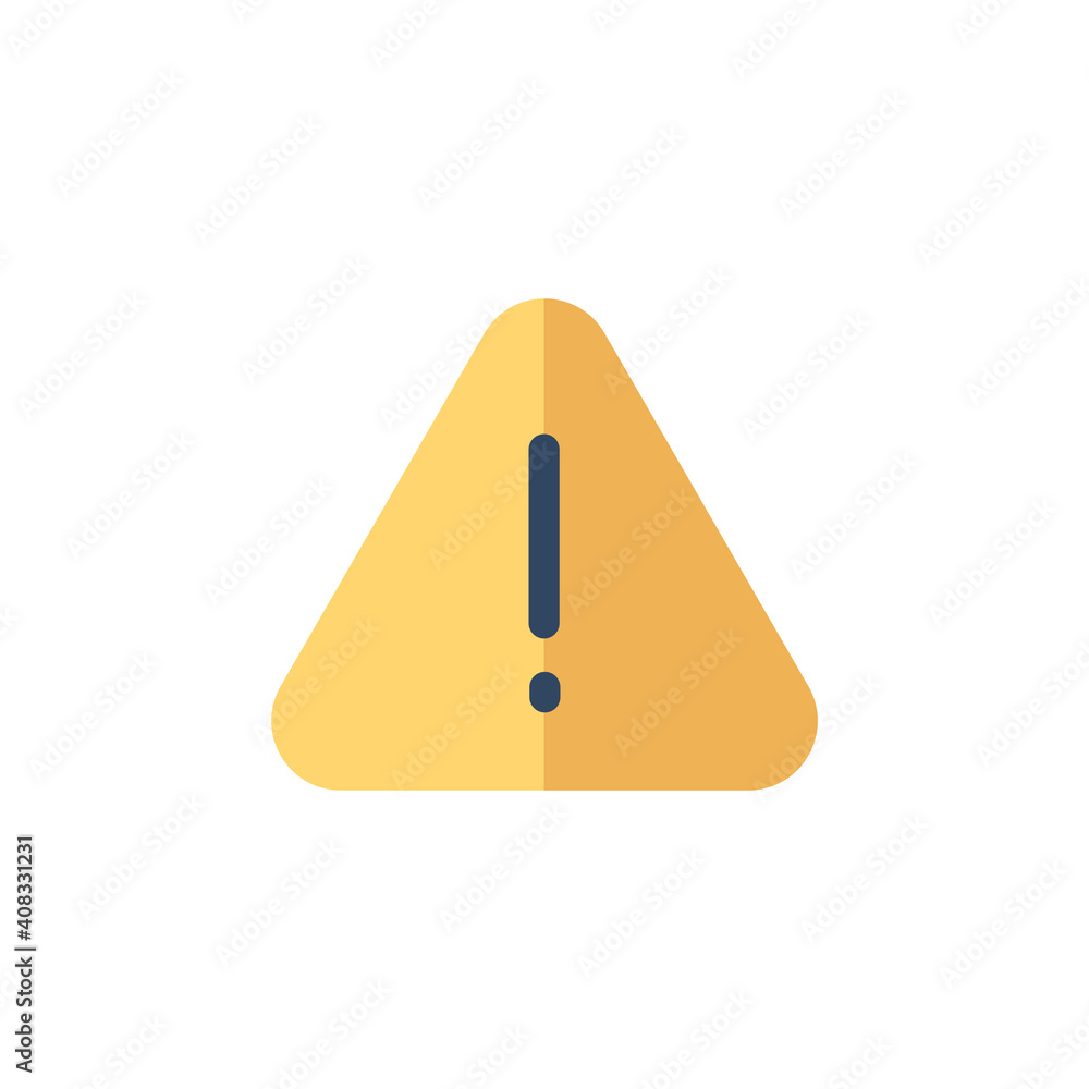 Danger sign. Flat icon. Isolated weather vector illustration Danger sign. Flat icon. Isolated weather vector illustration