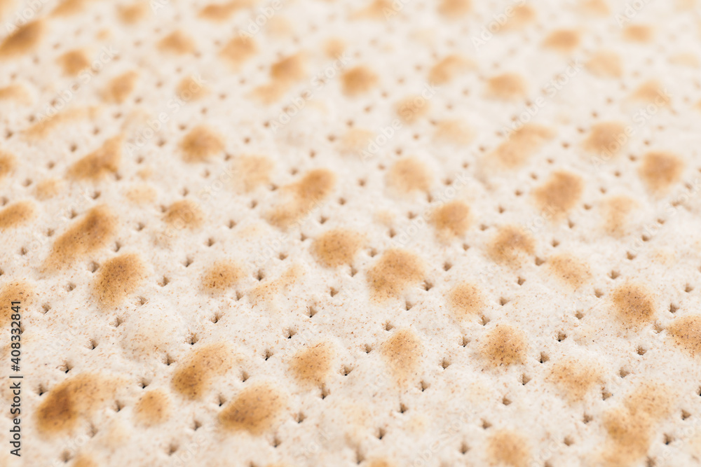 Jewish flatbread matza for Passover as background Jewish flatbread matza for Passover as background