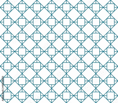 Seamless geometric ornamental vector pattern. Element for design