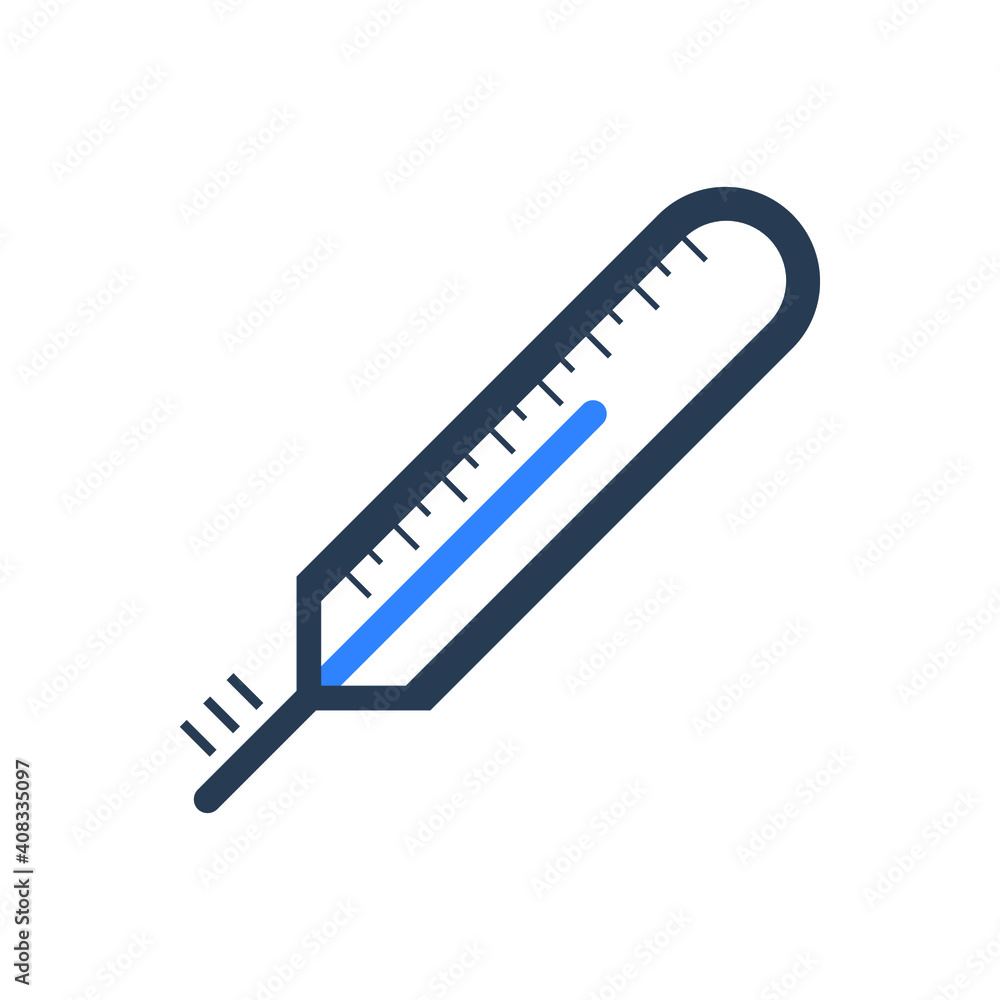Thermometer icon vector illustration design. Thermometer icon vector illustration design.