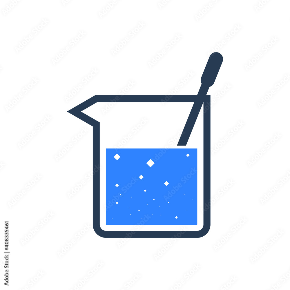 Measurement Cup Icon. Chemistry Lab, Chemical. Measurement Cup Icon. Chemistry Lab, Chemical.