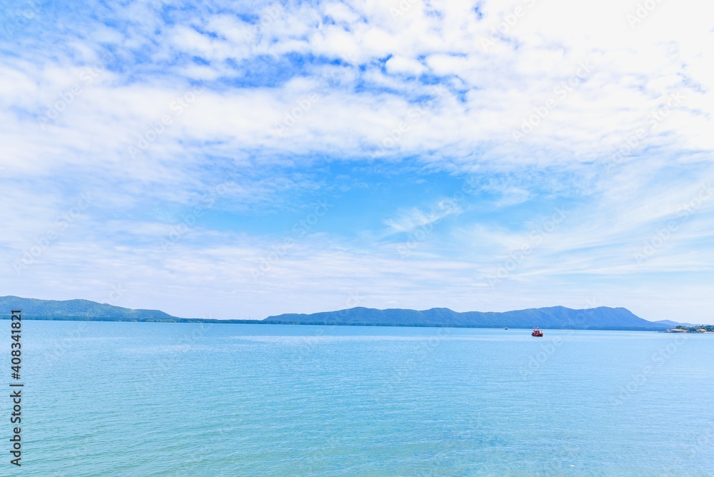Scenery of Sea Near Chanthaburi Province, Thailand