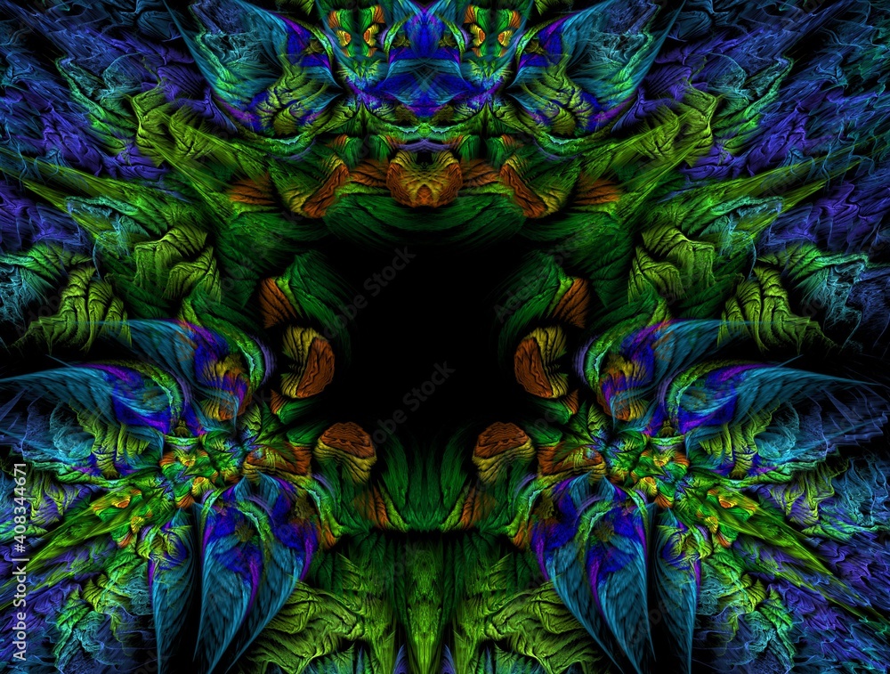 Imaginatory fractal background Image Imaginatory fractal background Image