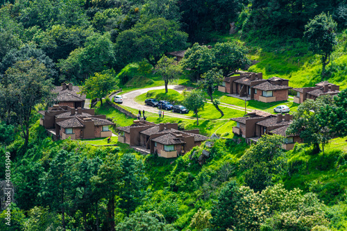 garden in the village of palace