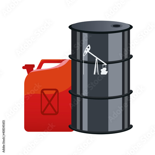 oil barrel tank and gallon resource icon