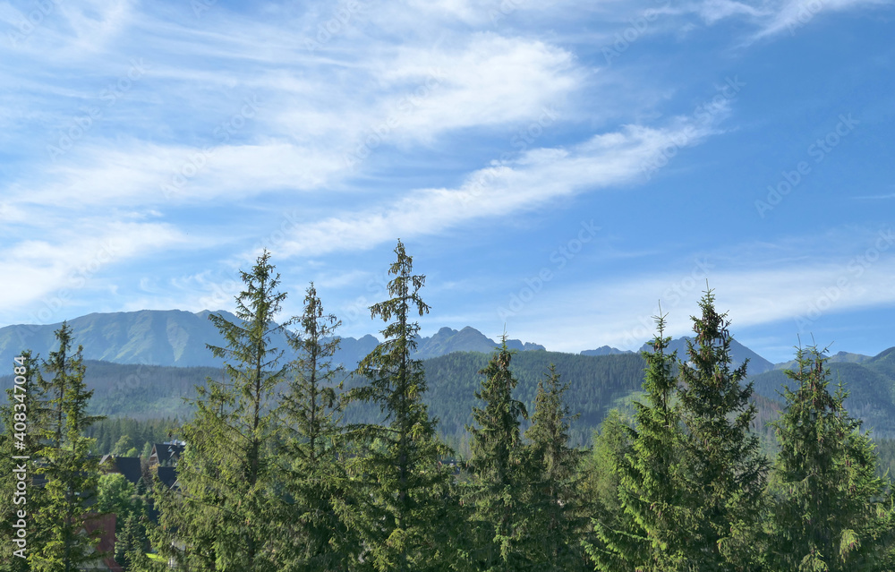 Tatra mountains lanscape in Poland Tatra mountains lanscape in Poland