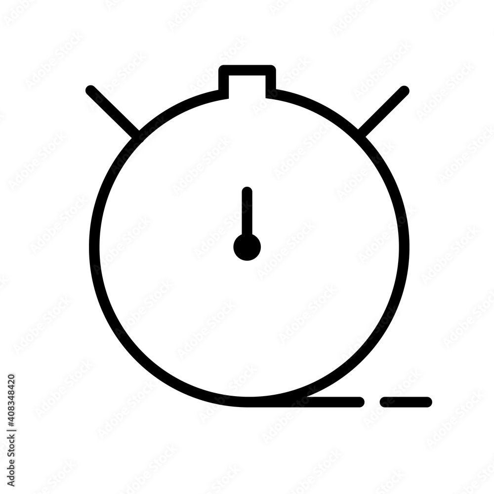 Simple stopwatch icon