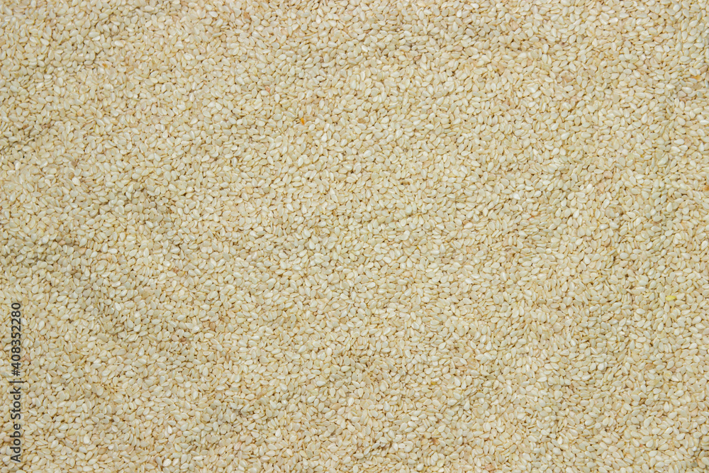 Sesame full screen. White sesame. Baking sprinkles Sesame full screen. White sesame. Baking sprinkles