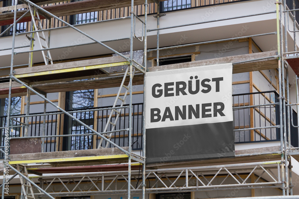 Gerüstbanner für Werbung aller Art