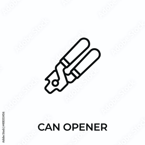 can opener icon vector. can opener insect icon vector symbol illustration. Modern simple vector icon for your design. can opener icon vector	