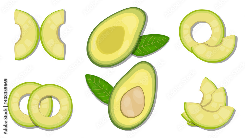 vector illustration close up top view of fresh ingredient sliced. vector illustration close up top view of fresh ingredient sliced.