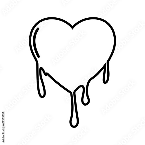 Bleeding heart icon