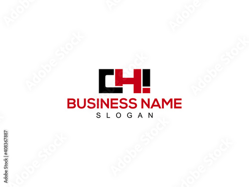 Colorful CHI Letter Logo Image