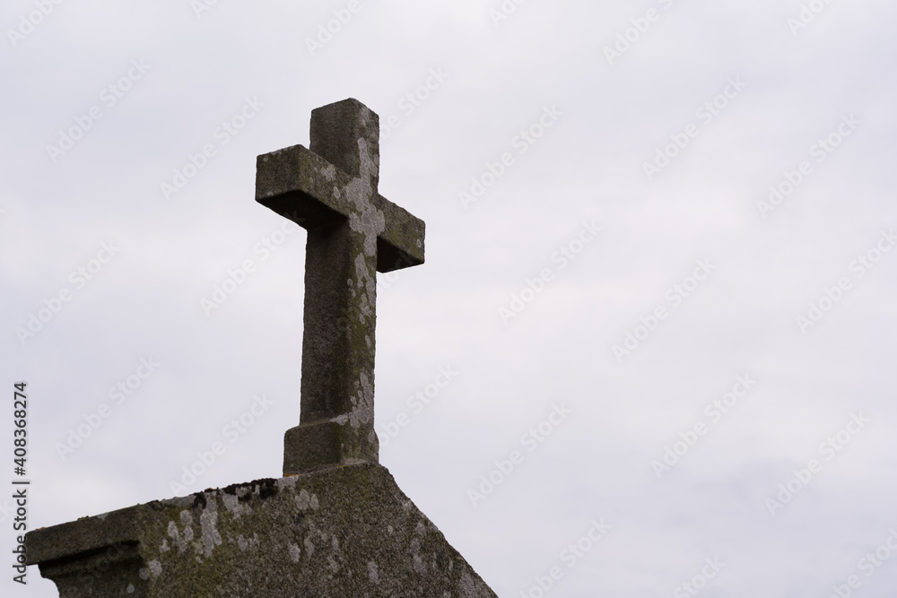 Stone Cross - Christian Symbol