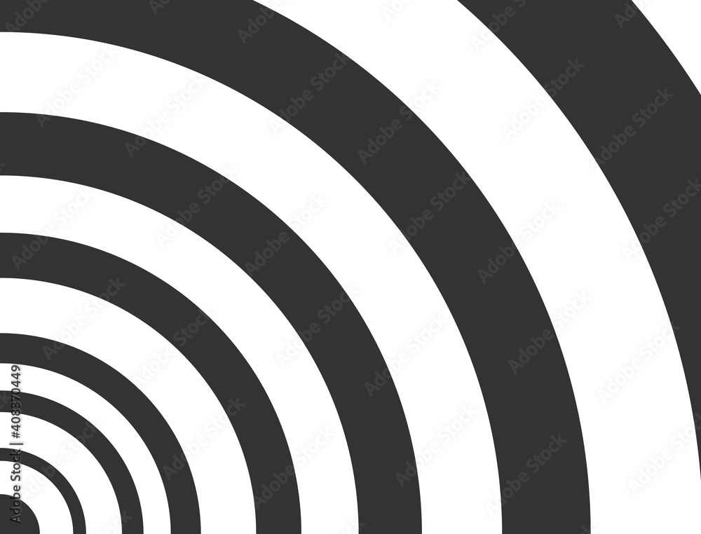 Obraz premium Black and white background with circular pattern