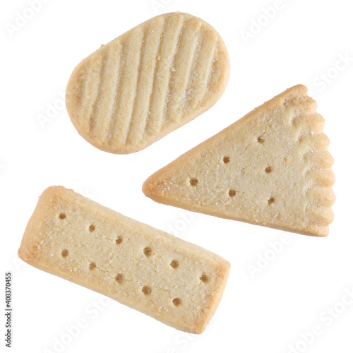 Various shortbread cookies photo