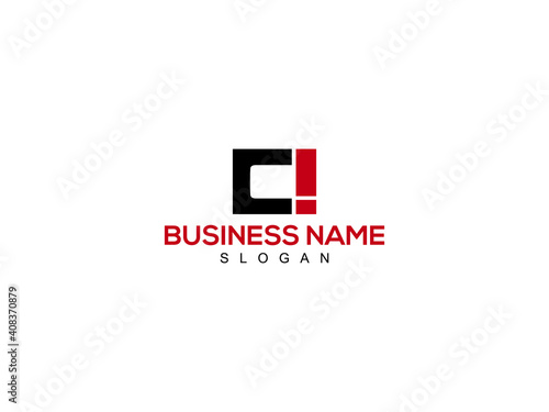 CI C&I Letter Type Logo Image, CI Logo Letter Design