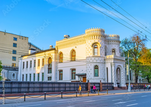 The Arseniy Morozov’s mansion in Moscow, Russia photo