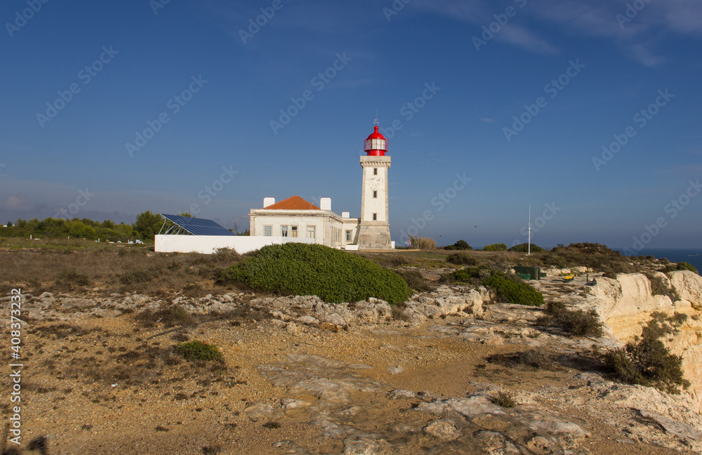Lighthouse Ponta Altar, Algarve, Portugal